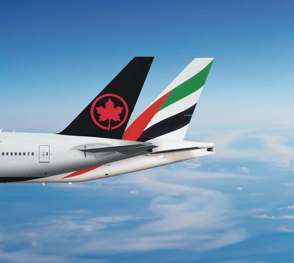 Emirates unveils codeshare with Air Canada