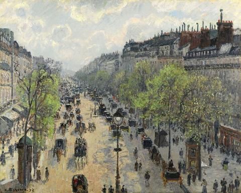 Boulevard Montmarte, Camille Pissarro