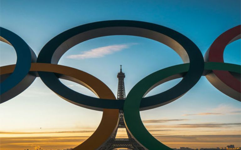 Delta Air Lines flies home the Olympic flag after Paris 2024