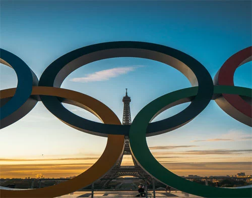Delta Air Lines flies home the Olympic flag after Paris 2024