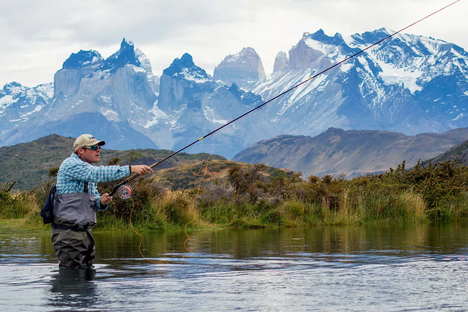 Fly fishing in Patagonia